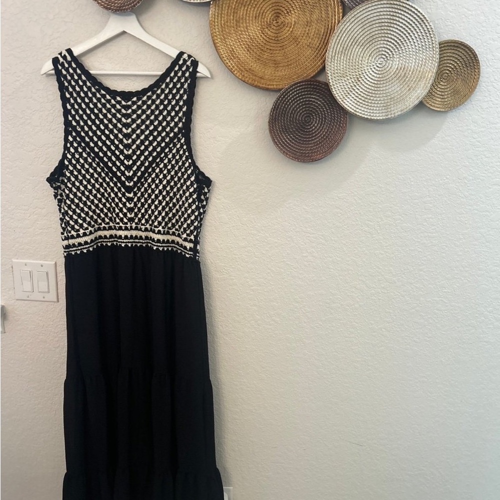 Nine West Black and‎ White Knit Top Dress size XXL - Picture 4 of 4